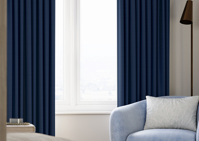 Lyra, Mariana Blue - Made to Measure Curtains - Image 5